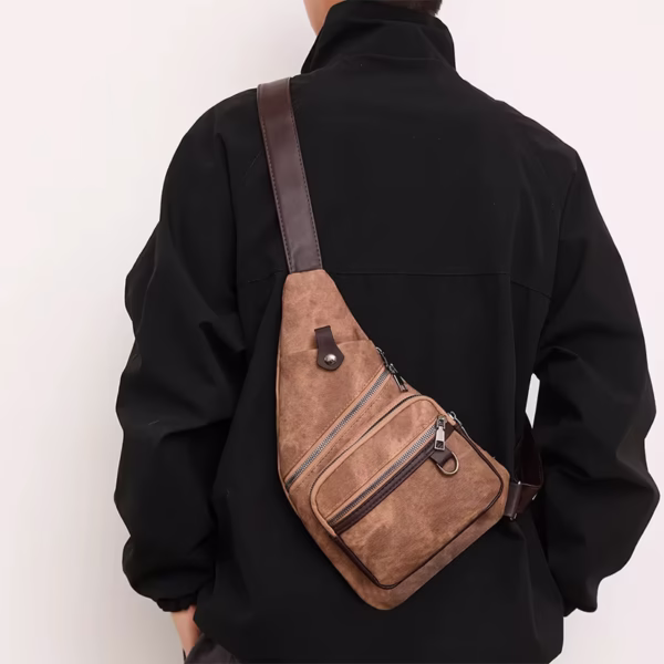 Premium PU leather duffel bag